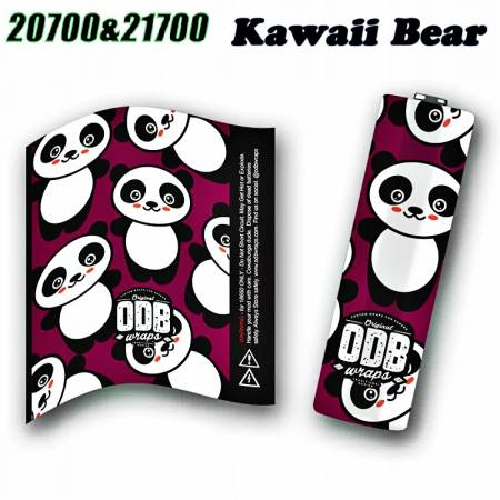Kawaii Bear Koszulka termokurczliwa na akumulator 20700/21700